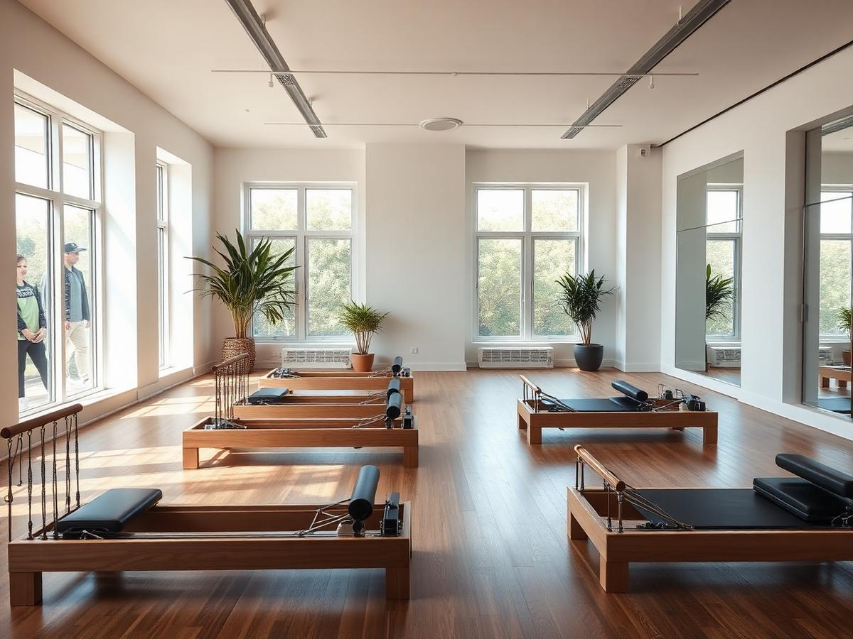 Interior do estúdio RL Studio Pilates e Funcional